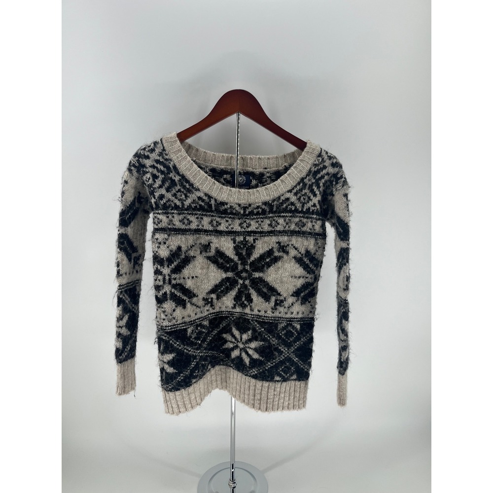 American Eagle‎ Outfitters Women's Snowflake Fair Isle Sweater XS
